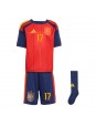 Spanien Nico Williams #17 Replika Hemmakläder Barn VM 2026 Kortärmad (+ byxor)